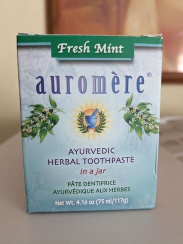 Auromere Toothpaste Jar (Pack of 1 (4.16 oz)) in Saudi Arabia