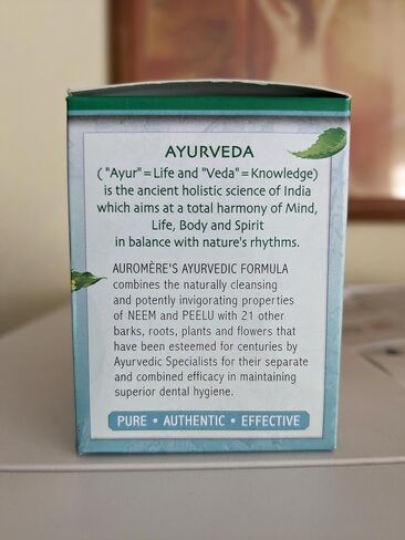 Auromere Toothpaste Jar (Pack of 1 (4.16 oz)) in Saudi Arabia