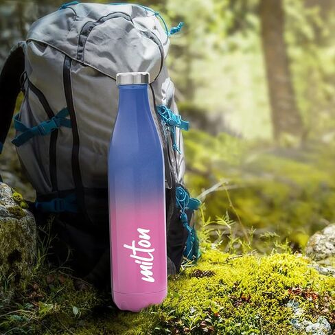 Milton Prudent 800 Thermosteel Hot and Cold Bottle, 820 ml, Pink Orange | Leak Proof | Easy to Carry | Office Bottle | Hiking | Trekking | Travel Bottle | Gym | Home | Kitchen Bottle in Saudi Arabia