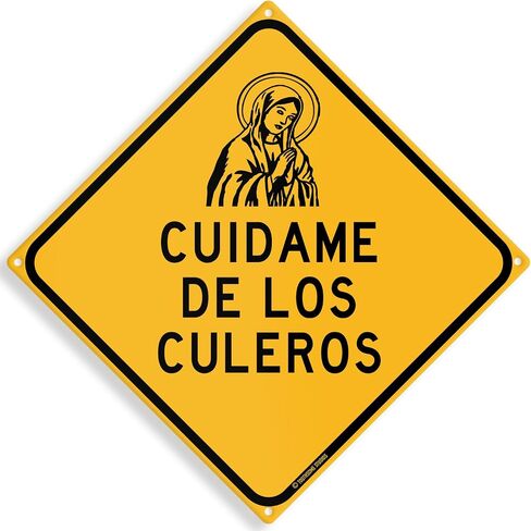 Aqui Solo Hay Buena Onda Funny Mexican Spanish Humor 12" x 12" Funny Tin Sign (BuenaOnda) in Saudi Arabia