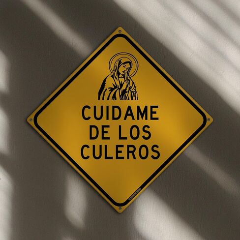 Aqui Solo Hay Buena Onda Funny Mexican Spanish Humor 12" x 12" Funny Tin Sign (BuenaOnda) in Saudi Arabia