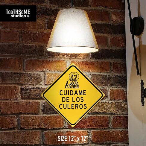 Aqui Solo Hay Buena Onda Funny Mexican Spanish Humor 12" x 12" Funny Tin Sign (BuenaOnda) in Saudi Arabia