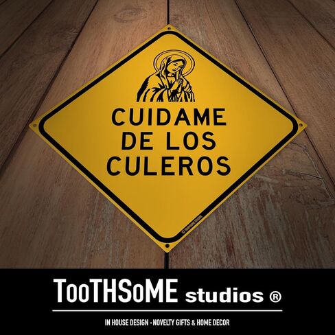 Aqui Solo Hay Buena Onda Funny Mexican Spanish Humor 12" x 12" Funny Tin Sign (BuenaOnda) in Saudi Arabia