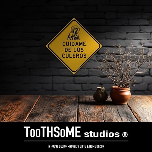 Aqui Solo Hay Buena Onda Funny Mexican Spanish Humor 12" x 12" Funny Tin Sign (BuenaOnda) in Saudi Arabia