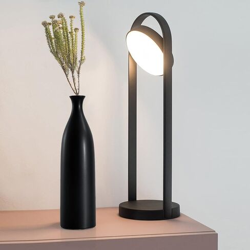 13 Inch Black Ceramic Vase Decor Flower Vases Simple Modern Matte Vase for Home Decor, Fireplace Living Room Bedroom Dining Table Decor in Saudi Arabia