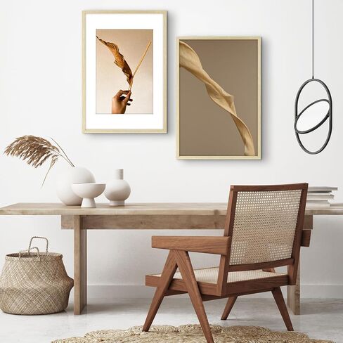 Golden State Art, 11x14 Picture Frame - for 8x10 Picture Frame with Mat or 11x14 Frame Without Mat - Great for Photos, Portraits, Family Collages, Horizontally or Vertically Wall Hang Decor, Set of 4 in Saudi Arabia