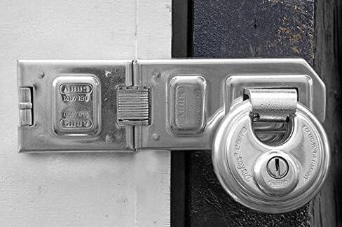 ABUS 110/155 C Concealed Hinge Pin Hasp, 6-1/4 Inch, Silver in Saudi Arabia