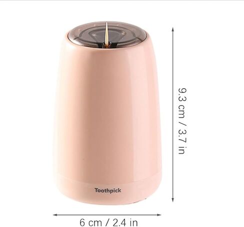 Fashion Automatic Toothpick Holder Plastic Desktop Simple Toothpick Dispenser Press pop up Toothpick Holder Dispenser Cafe Hotel Chic in Saudi Arabia