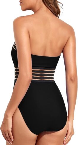 Hilor Women's One Piece Swimsuits Tummy Control Bathing Suits Sexy Halter Slimming Monokini Swimwear in Saudi Arabia
