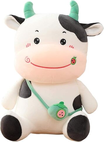 Kawaii Cute Fruit Cows Doll Strawberry Milk Vacas Doll Soft Cushion Pillow Plush Toys Animal Doll Creative Toy for Kids Plushies Home Decor Pillows Pink in Saudi Arabia