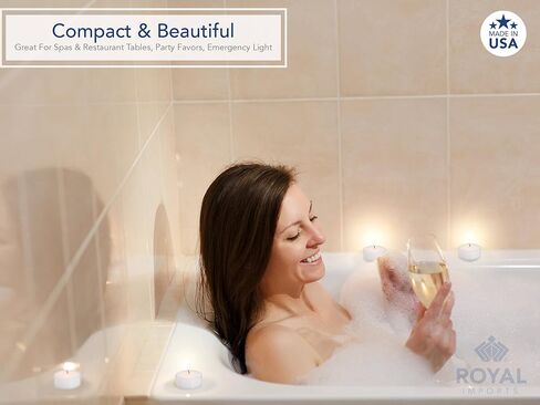 شموع الشاي الخفيفة من Royal Imports، أكواب بلاستيكية شفافة غير معطرة، 5 ساعات من حرق طويل لحفلات الزفاف، والعطلات، وأعياد الميلاد، والحفلات، وديكور المنزل، 125 عبوة in Kuwait