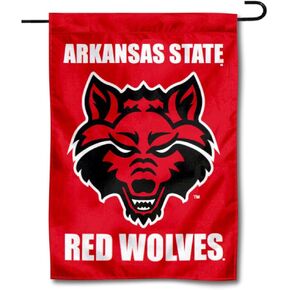 Arkansas State Red Wolves Garden Flag and Yard Banner