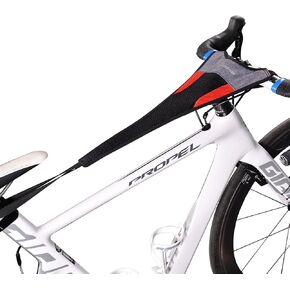 ROCKBROS Bicycle Trainer Sweat Net Frame Guard Absorbs Sweat Black Red