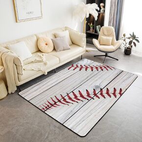 Orange Grey White Black Stripes Area Rug 5'x7' Geometric Living Room Rugs for Geometry Bedroom Home Decor Modern Striped Art Carpet Ultra Soft Non-Slip Indoor Floor Mat