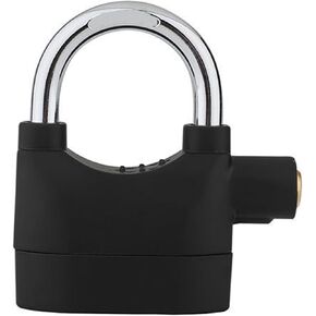Maizoon Alarm Padlock 110 Db Universal Waterproof Rustproof Anti-theft Built-in Battery with Steel Cable Rope Dual Modes for Gate Warehouse Dormitory Motorcycle Bike Security Long Beam