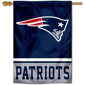 New England Patriots Two Sided House Flag