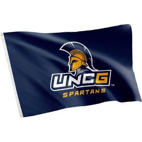 Desert Cactus University of North Carolina Greensboro Flag UNCG Spartans Flag Banners 100% Polyester Indoor Outdoor 3x5 feet Flags (Style 1)