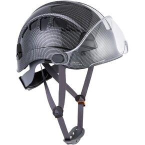 Hard Hats Construction Safety Helmet ANSI Z89.1 Approved OSHA Hardhat, LOHASPRO Vented Men Worker White Hard Hat with Chin Strap Tree Climbing Rescue Arborist Helmet (P1 White)