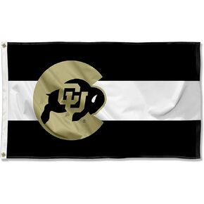 Colorado Buffaloes State of Colorado Flag
