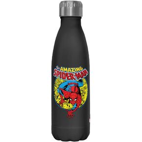 Marvel Urban_Hero 17 oz Stainless Steel Water Bottle, 17 Ounce, Multicolored