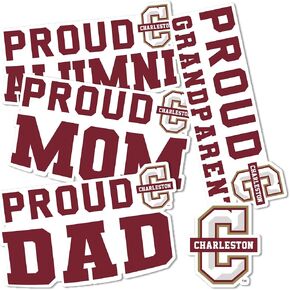 Desert Cactus College of Charleston Sticker Cougars C of C Vinyl Decal Laptop Water Bottle Car Scrapbook (Family Full Sheet)