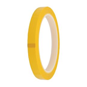 uxcell 12mm Width 50m Long Single Sided Strong Self Adhesive Mylar Tape Yellow