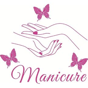 ملصقات حائط على شكل فراشة لصالون تجميل الشعر لتزيين غرفة الأطفال وديكور غرفة الأطفال من الفينيل لديكور المنزل in Kuwait