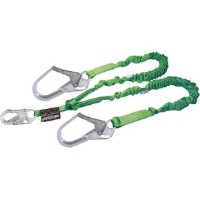 Miller by Honeywell 231M-Z7/6FTGN 2 Legs Manyard II Lanyard with Ansi Z7, Green