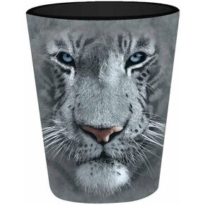 White Tiger Face 2oz Shot Glass