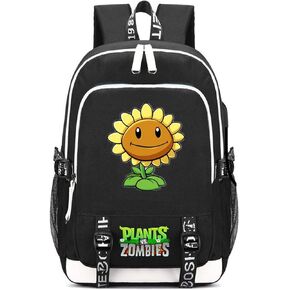 ISaikoy Anime Plants vs. Zombies Backpack Shoulder Bag Bookbag School Bag Daypack Color c1