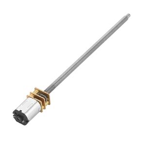 DC 6/12V N20 Metal Speed Reduction Motor Micro Electric Motor with Long Output Shaft M4 x 100mm(6V 60RPM)