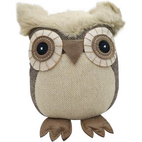 Fabric Animal Door Stopper Gifts for Mom Decorative Doorstops Book Stopper Wall Protectors Anti Collision Cute Owl