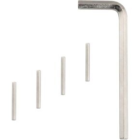 5IN1 Spring Hinge Tension Pin Replacement Kit for Adjust Self Closing Door Hinges Garage Door Closer Hinge (1 x Hex Hinge + 4 x Self-Closing Spring Hinges)