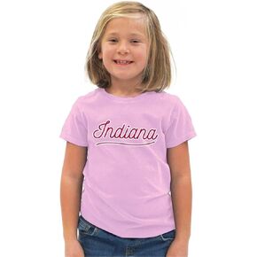 Blue 84 Kids' NCAA Officially Licensed T-Shirt Script Pink