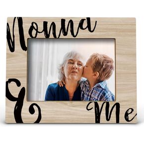 Nonna Gifts Picture Frame - Grandma Picture Frame, Picture Frame for Grandma Nonna, Nonna Gifts from Grandkids, Mothers Day Gifts for Nonna Grandma,Nonna and Me Photo Frame(5x7 Inch Photo)