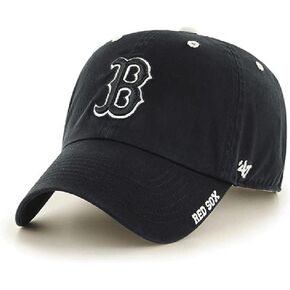 '47 Boston Red Sox Ice Clean Up Dad Hat Baseball Cap - Black