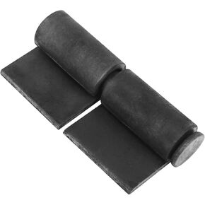 4 Pcs 4⅛ inch Weldable Lift off Hinges, Heavy Duty Metal Door Hinges Steel Gate Flag Hinges with Removable Pin, Thickness 4.5 mm