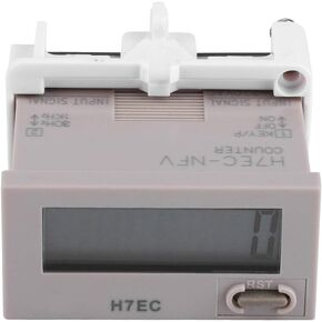ViaGasaFamido Digital Electrical Counter AC 110-220V LCD Display H7EC-NFV 8-Digit Accurate Electronic Counter Industrial Totalizer 0-99999999 Counting Range in Kuwait