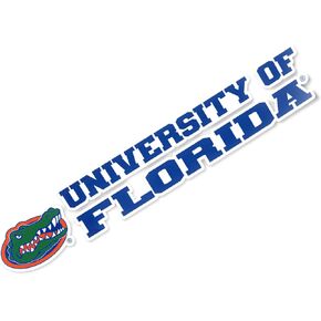 Desert Cactus University of Florida Name Logo Vinyl Decal Laptop Water Bottle Car Scrapbook (8 Inch Sticker)