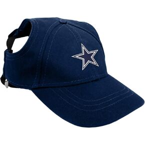 Littlearth Unisex-Adult NFL Dallas Cowboys Pet Baseball Hat, Team Color, X-Small