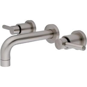 Kingston Brass KS8122DL Concord Bathroom Faucet, 8 inch spout reach, Polished Brass