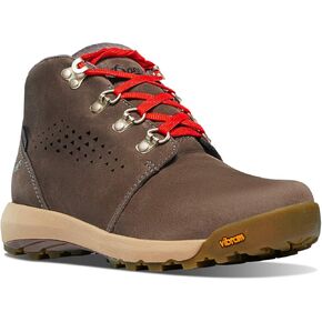 Danner Inquire Chukka 4" Women's Waterproof Hiking Boots - Full-Grain Leather/Suede, Ortholite Footbed, Vibram Outsole for All Terrain, Iron/Picante - 7.5 M