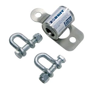 3M DBI-SALA 7401031 Zorbit Horizontal Lifeline System Component, Energy Absorber with Two Shackles And Fasteners, Silver
