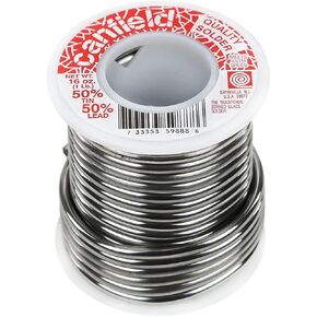 Canfield 50/50 solder for stained glass 1 Lb Spool