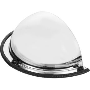 CLISPEED Convex Security Corner Mirror 12 Inch Acrylic Bubble Half Dome Mirror with Black Rim for Driveway Warehouse Office Parking Garage 180 degree