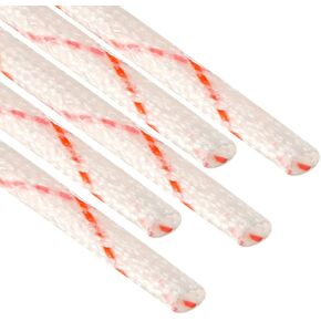 uxcell 5pcs Fiberglass Heat Shield Sleeve 3mm(1/8-inch) ID x 2.94ft Adjustable PVC Silicone Fiberglass Sleeve Pipe