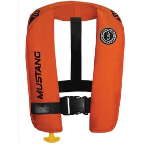 Mustang MIT 100 Inflatable Automatic PFD w/Reflective Tape - Orange