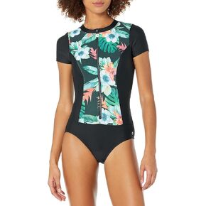 Next Women's Standard Blue Hawaii Malibu Zip One Piece