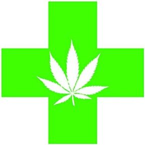 420 Medical Marijuana Sticker Decal Vinyl Bud Cannabis Medicinal FA Vinyl - 3.85 Wide