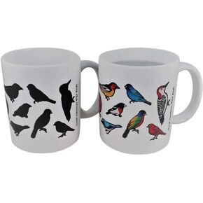 Wild Birds Magic Mug - Color Changing Mug - Coffee Mug - Bird Gift - 11oz size
